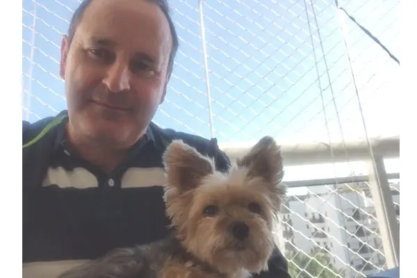 Tela de proteção para cachorro